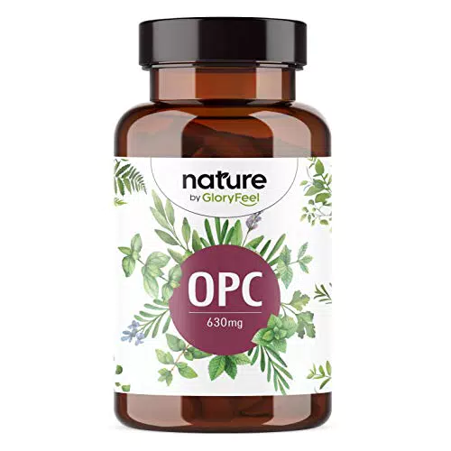 OPC Extrait de Pépin de Raisin Français 1050mg, Teneur HPLC Très Élevée