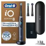 Oral-B iO Series 8 Plus Edition Brosse à dents électrique + 3 brosses à dents aimantées 6 modes de nettoyage Emballage recyclable