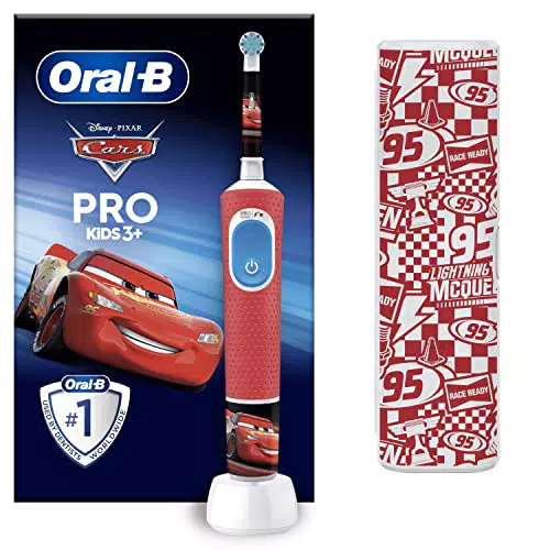Oral-B Pro Kids Brosse à Dents Électrique Enfant, Cars Disney