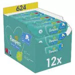 Pampers Lingettes Bébé Fresh Clean, 624 Lingettes