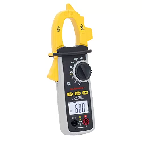 Pince ampèremétrique Multimetrix CM 603 numérique CAT III 600 V Affichage : 4000