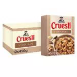 QUAKER CRUESLI 3 CHOCOLATS Lot de 12x450G