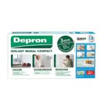 Quelyd Plaques DEPRON Format G3  Épaisseur 3 mm  Plaque Isolation Thermique  Isolant Murs Intérieurs Couleur : Blanc  20 Plaques de 1 m