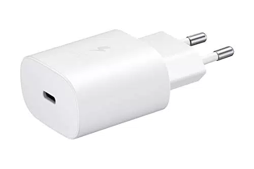 Samsung Chargeur rapide USB Type-C 25 W Blanc Taille unique