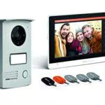 SCS Sentinel - PVF0042 - Interphone vidéo filaire avec badges - option RFID - Ecran tactile - 7 pouces - VisioDoor 7+ RFID compatible avec Caméra