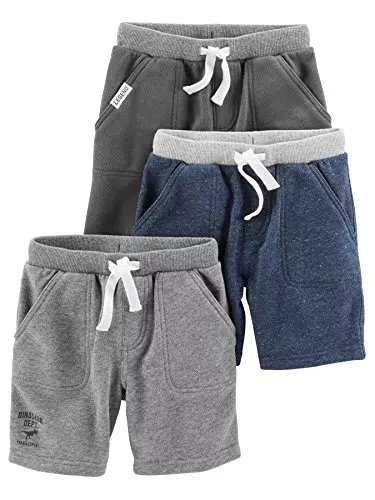 Simple Joys by Carter's Short en Maille Garçon, Lot de 3