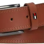 Tommy Hilfiger Denton Corporate Ceintures, Cognac, 90 Homme