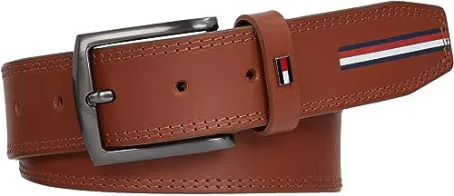 Tommy Hilfiger Denton Corporate Ceintures, Cognac, 90 Homme