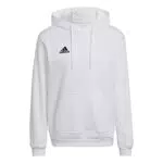adidas Entrada 22 Hooded Sweat Homme, White/Black, XL