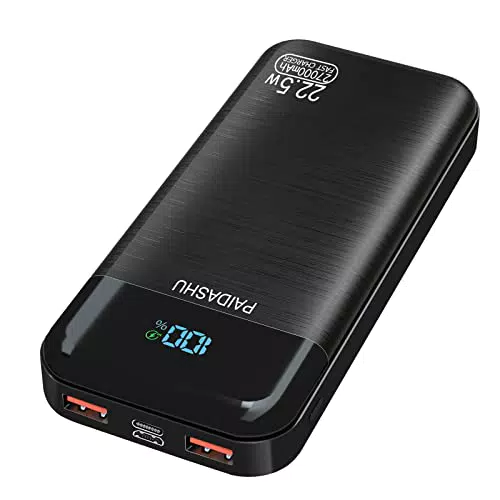 Batterie Externe 27000mAh Rapide Power Bank 22.5 W PD3.0 QC4.0 Haute Vitesse Bloc d'alimentation Portatifs
