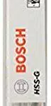 Bosch 2608596816 Forets à métaux rectifié HSS-G DIN 340 Ø 4 mm 5 piÃšces