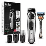 Braun 5 Tondeuse Électrique Homme Cheveux Et Barbe