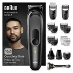 Braun Tondeuse Tout-En-Un Series 7 MGK7470, 16-en-1 Kit Pour Barbe