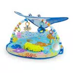 Bright Starts, Disney Baby, Tapis d’Eveil le Monde de Némo Mr. Ray Ocean Lights