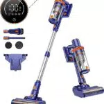 BuTure Aspirateur Balai sans Fil, 33KPA/400W Aspirateur sans Fil Puissant avec Écran Tactile