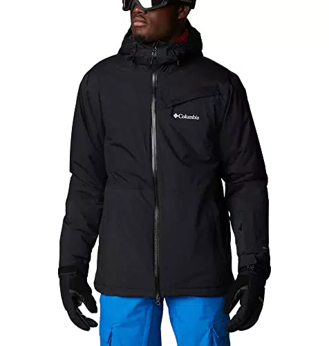 Columbia Homme Veste De Ski, Noir, XL