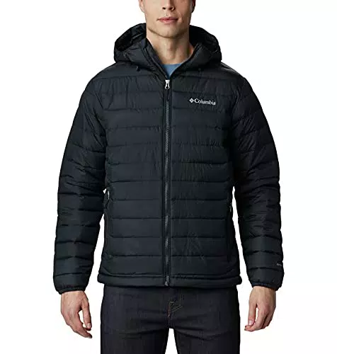 Columbia Powder Lite Hooded Veste Homme Noir FR : S