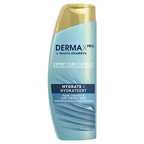 DERMAxPRO by Head & Shoulders HYDRATE Shampoing Antipelliculaire Hydratant Pour Cheveux Et Cuir Chevelu Secs - Au Lait de Coco