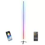 Ibiza - MAGIC-COLOR-STICK-1.5BK - TUBE LED RVB sur trépied avec 17 Modes : 5 Effets multicolores