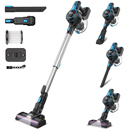 INSE Aspirateur sans Fil, Aspirateur Balai sans Fil Puissant 20000pa