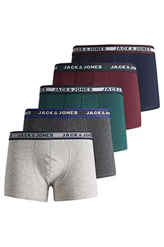 Jack & Jones Boxers 5 Pack Dark Grey Melange XXL Dark Grey Melange XXL