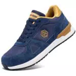 LARNMERN PRO Chaussures de Sécurité Hommes S1 SRC Embout Acier Protection Antidérapante Léger Respirante Basket de Travail Taille 36-49EU