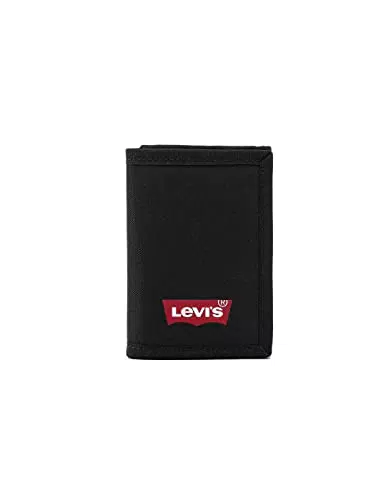 Levi's Batwing Trifold Polyester Wallet, Accessoire de Voyage -Portefeuille à Triple pli Homme