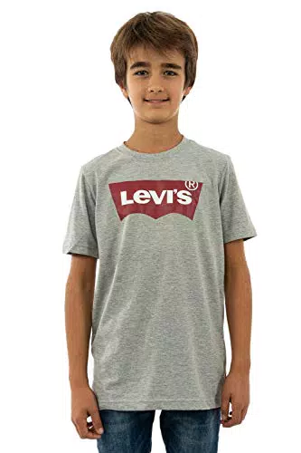 Levi's Kids Lvb-Batwing Tee Garçon Grey Heather 16 Ans