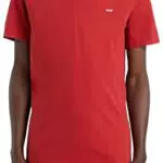 Levi's Original Housemark V-Neck T-Shirt Homme Rhythmic Red S