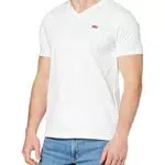 Levi's Original Housemark V-Neck T-Shirt Homme, White