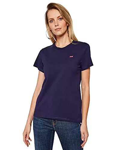Levi's Perfect Tee T-Shirt Femme, See Captain Blue, M