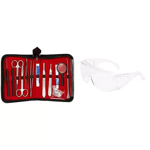 Medical AK-1 Trousse de Dissection d'Anatomie & Surlunettes de sécurité 3M Visitor 71448-00001M