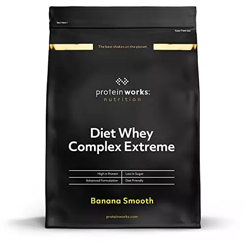 Protéine Pour Maigrir Extreme, Banane Onctueuse, Shake diététique pauvre en graisses et en calories