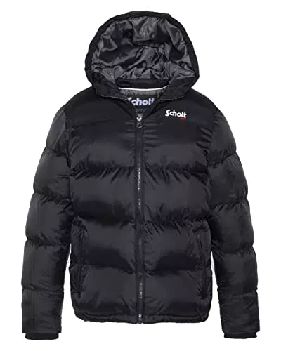 Schott NYC Garçon Utah2b Jacket, Noir, 14 ans EU