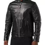 Schott NYC LCJOE Blouson, Noir, Large Homme