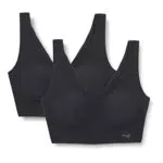 Sloggi Zero Feel Top, Brassière, Noir, L