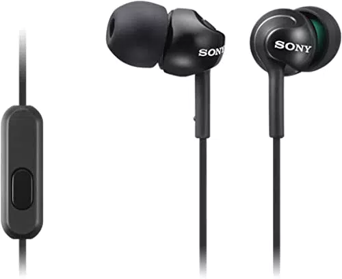 Sony MDR-EX110APB Ecouteurs Intra-auriculaires avec Microphone - Noir