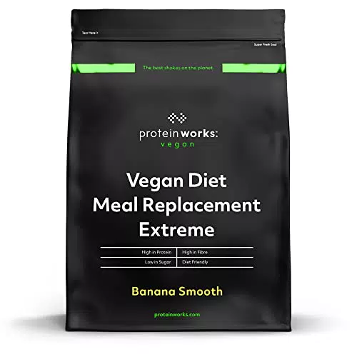 Substitut de Repas Vegan Extreme, Banane Onctueuse, Vitamines Renforçant l'Immunité