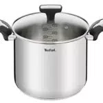 Tefal Marmite, Acier inoxydable, Cranberry, 22 cm
