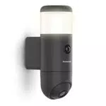 THOMSON Caméra extérieure Lampe Rheita 100 Full HD sans Fil WiFi Vision Infra Rouge 25 m motorisée avec Enregistrement et Haut Parleur connectée Alexa et Google- éclairage et sécurité 512511