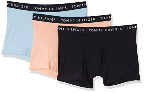 Tommy Hilfiger Lot de 3 Boxers Homme 3 PK Trunk avec Stretch