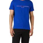 Tommy Hilfiger Tommy Logo Tee Small T-Shirts, Ultra Blue
