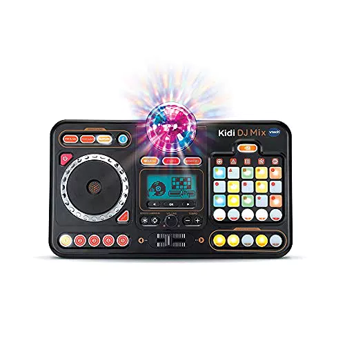 VTech Kidi DJ Mix, Platine DJ Enfant, Enceinte Bluetooth