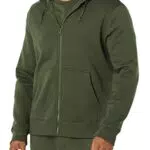 Amazon Aware Sweatshirt en Molleton à Capuche Entièrement Zippé Homme