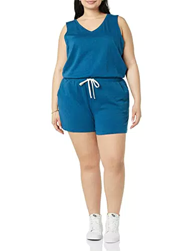 Amazon Essentials Combishort en Molleton Éponge Studio Femme