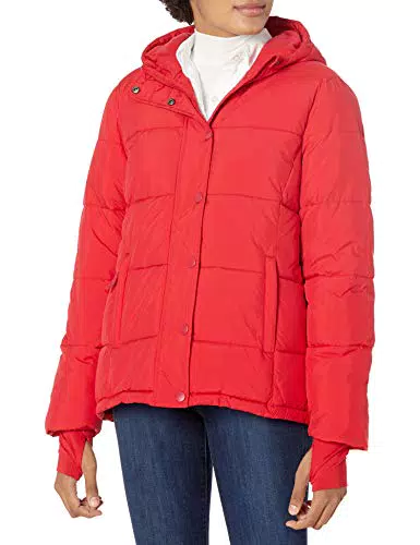 Amazon Essentials Doudoune à Capuche et Manches Longues Épaisse Femme