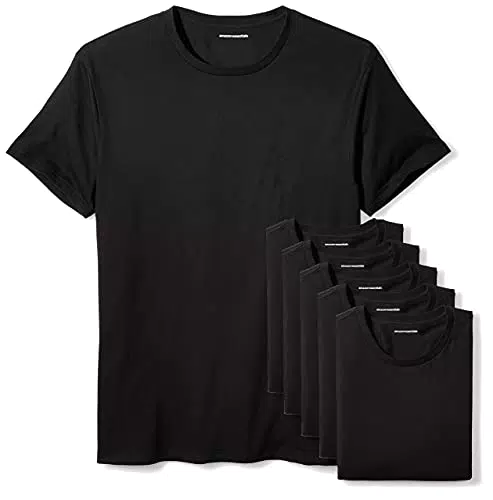 Amazon Essentials Maillot de Corps Ras-du-Cou Homme