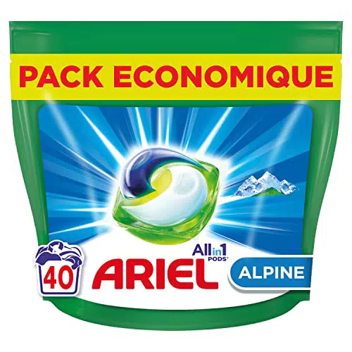 Ariel All-in-1 PODS Lessive Liquide Tablettes/ Capsules 40 Lavages