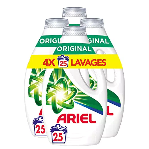 Ariel Liquide Original, Nettoyage en profondeur, Fabriqué en France et recyclable- 1250 ml -