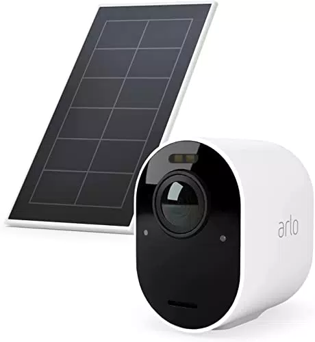 Arlo Caméra de Surveillance Ultra 2 Spotlight + Panneau Solaire